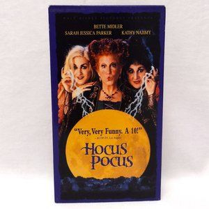 Hocus Pocus VHS 1993 Bette Midler Sarah Jessica Parker Kathy Najimy Disney